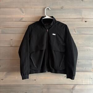 FIGS | Sydney Scrub Jacket Black Bomber Medical Nurse FIONx Sz XS